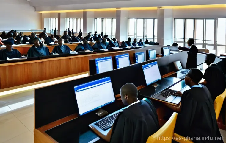 가나의 법률 시스템과 경찰 신뢰도 - **Prompt 2: Community Engagement and Trust in Ghanaian Policing**
    "A dynamic and positive scene ...